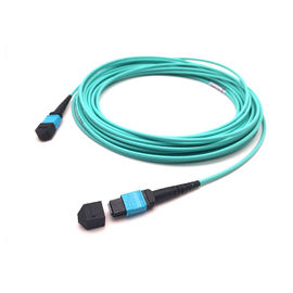 тип b сборок кабеля OM5 50/125 оптического волокна 12F 24F MPO