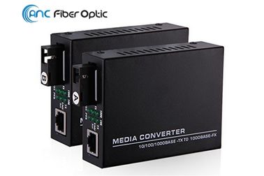 конвертер порт СК 1310нм/1550нм СМ 10 100 1000М одиночный средств массовой информации оптического волокна