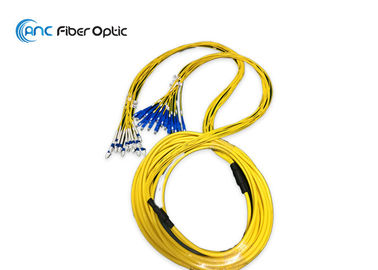 Низкое ядр 16 кабеля 12 заплаты оптического волокна вносимой потери с соединителем СК ЛК 2.0мм СМ