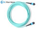 МПО к кабелю волокна ОМ3 50/125 сборок кабеля 12 оптического волокна МПО круглому