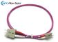ЛК к загибу ОМ4 50/125 кабеля заплаты волокна СК фиолетовые двухшпиндельному нечувствительному