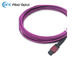тип провод кабеля оптического волокна ЛСЗХ 8М цифров ОМ4 50/125 фиолетовый МТП женский хобота элиты б