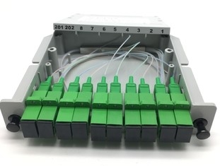 Тип splitter 2x8 кассеты шкафа Mountable с соединителем SC APC