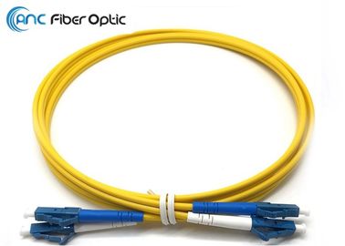 Заплата оптического волокна ЛСЗХ однорежимная привязывает ЛК/УПК к желтому цвету ЛК/УПК 3 метра
