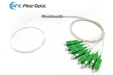 Покрашенная трубка Сплиттер 1кс8 муфты оптического волокна сетей ПОН мини или белизна