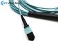 Кабель оптического волокна Аква женский 24Ф МПО вокруг гибкого провода проламывания 3.0мм 5М