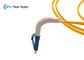 подгонянная куртка ПВК сборок кабеля ЛСЗХ оптического волокна ботинка 3.0мм ЛК гибкая