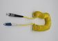 Симплекс СМ Г657Б3 оптического волокна гибкого провода скручиваемости 3 метра с соединителями СК ЛК ФК