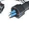На открытом воздухе дуплекс 2М водоустойчивые СМ/ММ гибкого провода ОДВА ЛК кабеля оптического волокна ИП67